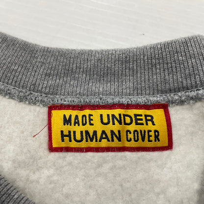 【中古品】【メンズ】 HUMANMADE ヒューマンメイド × UNDERCOVER アンダーカバー 別注 コラボ HEAVYWEIGHT SWEATSHIRT XX30CS008 ヘビーウェイト スウェットシャツ 長袖 トップス トレーナー 142-260612-yo-04-tei サイズ：XXL カラー：グレー 万代Net店