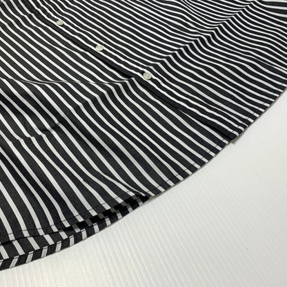【中古品】【メンズ】 Supreme シュプリーム STRIPE L/S SHIRT ストライプ ロングスリーブ シャツ 長袖 トップス 149-260613-ko-14-tei サイズ：XL カラー：ブラック 万代Net店