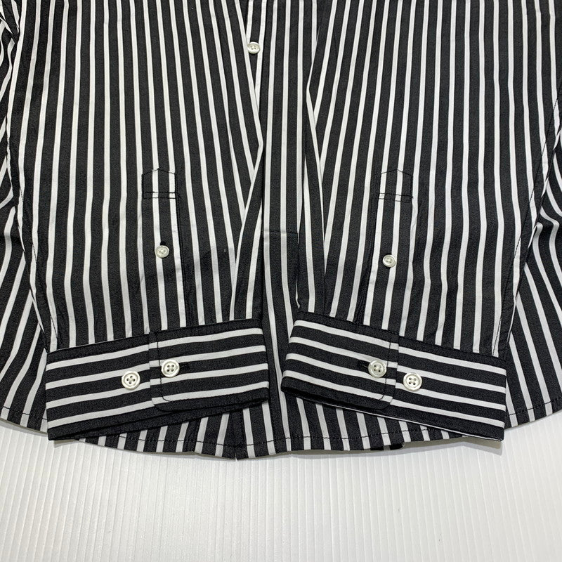 【中古品】【メンズ】 Supreme シュプリーム STRIPE L/S SHIRT ストライプ ロングスリーブ シャツ 長袖 トップス 149-260613-ko-14-tei サイズ：XL カラー：ブラック 万代Net店