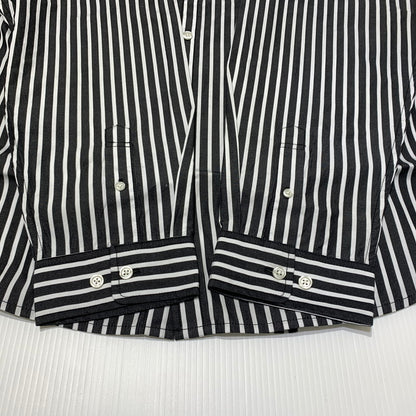 【中古品】【メンズ】 Supreme シュプリーム STRIPE L/S SHIRT ストライプ ロングスリーブ シャツ 長袖 トップス 149-260613-ko-14-tei サイズ：XL カラー：ブラック 万代Net店