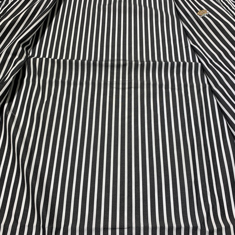 【中古品】【メンズ】 Supreme シュプリーム STRIPE L/S SHIRT ストライプ ロングスリーブ シャツ 長袖 トップス 149-260613-ko-14-tei サイズ：XL カラー：ブラック 万代Net店