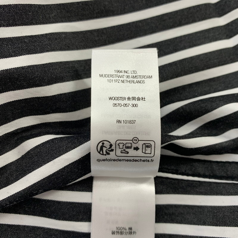 【中古品】【メンズ】 Supreme シュプリーム STRIPE L/S SHIRT ストライプ ロングスリーブ シャツ 長袖 トップス 149-260613-ko-14-tei サイズ：XL カラー：ブラック 万代Net店