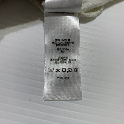 【中古品】【メンズ】 Supreme シュプリーム THE GREAT CHINA WALL DRAGON POLO グレート チャイナ ウォール ドラゴン ポロ 半袖 トップス 149-260613-ko-15-tei サイズ：XL カラー：ホワイト 万代Net店
