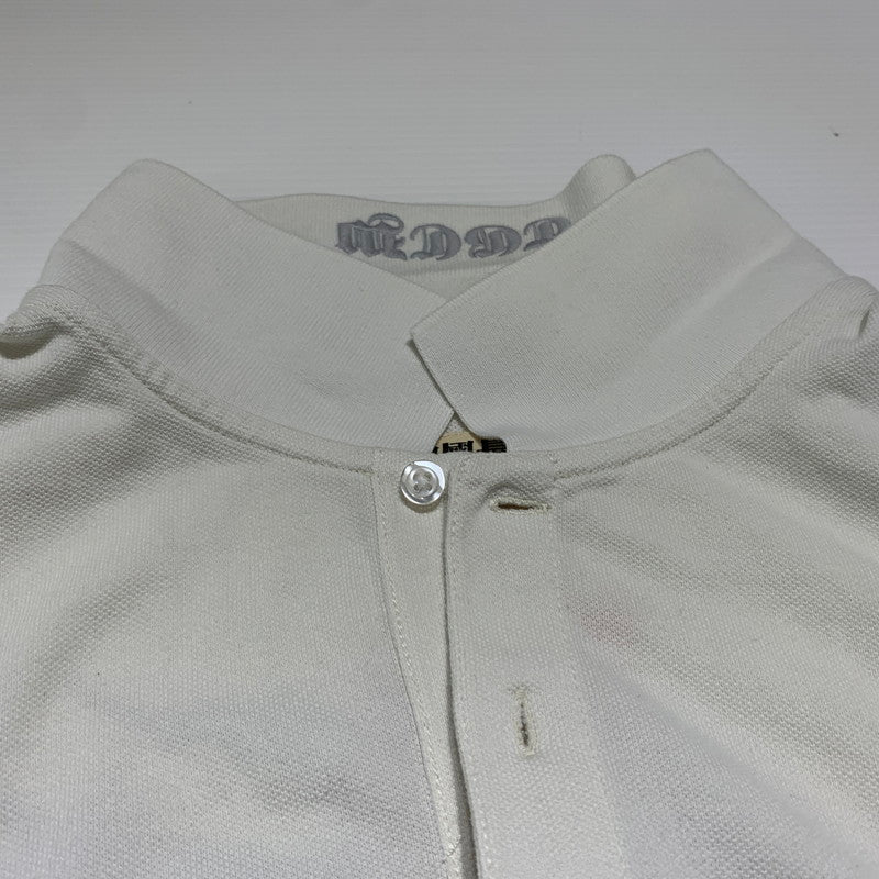 【中古品】【メンズ】 Supreme シュプリーム THE GREAT CHINA WALL DRAGON POLO グレート チャイナ ウォール ドラゴン ポロ 半袖 トップス 149-260613-ko-15-tei サイズ：XL カラー：ホワイト 万代Net店