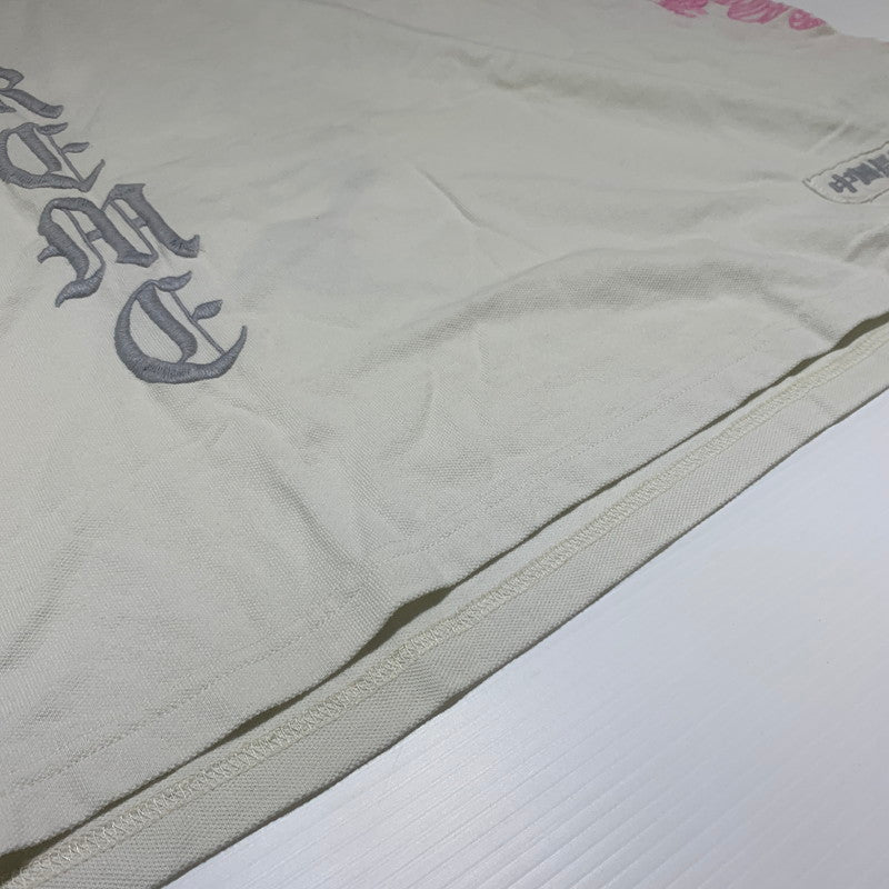 【中古品】【メンズ】 Supreme シュプリーム THE GREAT CHINA WALL DRAGON POLO グレート チャイナ ウォール ドラゴン ポロ 半袖 トップス 149-260613-ko-15-tei サイズ：XL カラー：ホワイト 万代Net店