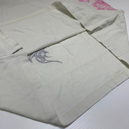 【中古品】【メンズ】 Supreme シュプリーム THE GREAT CHINA WALL DRAGON POLO グレート チャイナ ウォール ドラゴン ポロ 半袖 トップス 149-260613-ko-15-tei サイズ：XL カラー：ホワイト 万代Net店