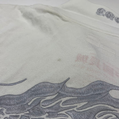 【中古品】【メンズ】 Supreme シュプリーム THE GREAT CHINA WALL DRAGON POLO グレート チャイナ ウォール ドラゴン ポロ 半袖 トップス 149-260613-ko-15-tei サイズ：XL カラー：ホワイト 万代Net店