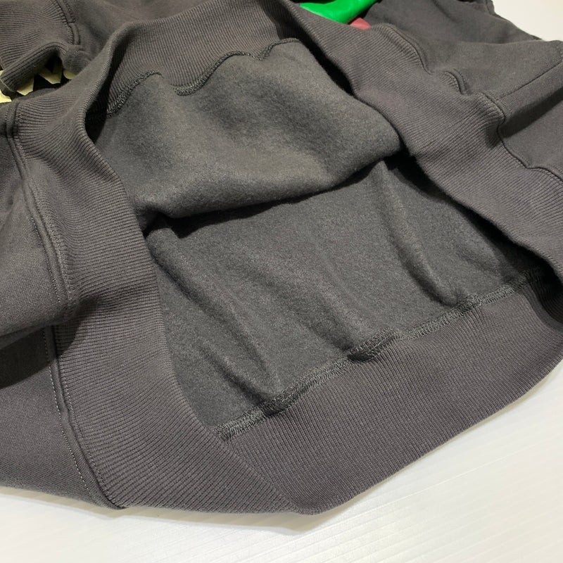【中古品】【メンズ】 ReCePTION レセプション GRAPHIC CROPPED HOODIE グラフィック クロップド フーディ トップス プルオーバーパーカー 142-260720-ko-39-tei サイズ：L カラー：ブラック 万代Net店