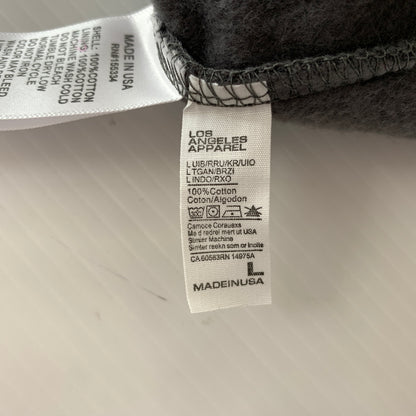 【中古品】【メンズ】 ReCePTION レセプション GRAPHIC CROPPED HOODIE グラフィック クロップド フーディ トップス プルオーバーパーカー 142-260720-ko-39-tei サイズ：L カラー：ブラック 万代Net店