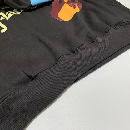 【中古品】【メンズ】 ReCePTION レセプション GRAPHIC CROPPED HOODIE グラフィック クロップド フーディ トップス プルオーバーパーカー 142-260720-ko-39-tei サイズ：L カラー：ブラック 万代Net店