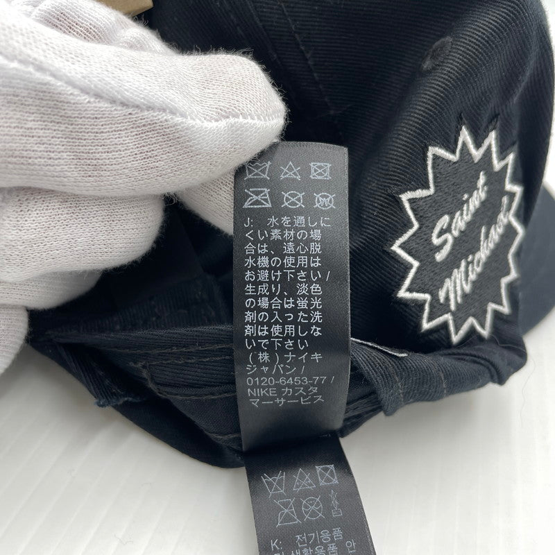 【中古品】【メンズ】 NIKE ナイキ × SAINT Mxxxxxx セント マイケル 別注 コラボ JORDAN PRO S FB STM CAP IO7950-010 ジョーダン プロ 帽子 ベースボールキャップ 185-260809-ko-08-tei カラー：ブラック 万代Net店