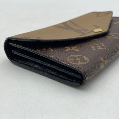 【中古品】【メンズ】 LOUIS VUITTON ルイ・ヴィトン M80726 モノグラム ジャイアント リバース ポルトフォイユ サラ 財布 長財布 ロングウォレット 179-260613-ko-05-tei カラー：ブラウン 万代Net店