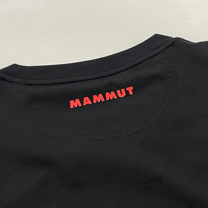 【中古品】【メンズ】 MAMMUT マムート QD LOGO PRINT L/S TEE 1016-01030 キューディ ロゴ プリント ロングスリーブ Tシャツ 長袖 トップス 144-260714-sa-04-tei サイズ：XL カラー：ブラック 万代Net店