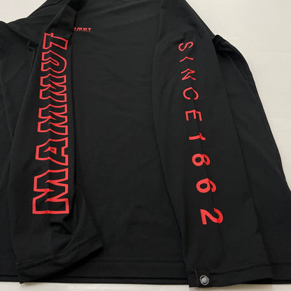 【中古品】【メンズ】 MAMMUT マムート QD LOGO PRINT L/S TEE 1016-01030 キューディ ロゴ プリント ロングスリーブ Tシャツ 長袖 トップス 144-260714-sa-04-tei サイズ：XL カラー：ブラック 万代Net店