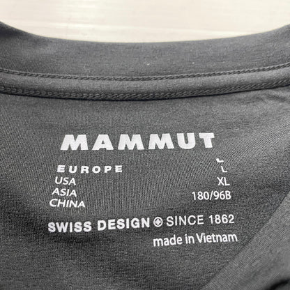 【中古品】【メンズ】 MAMMUT マムート QD LOGO PRINT L/S TEE 1016-01030 キューディ ロゴ プリント ロングスリーブ Tシャツ 長袖 トップス 144-260714-sa-04-tei サイズ：XL カラー：ブラック 万代Net店