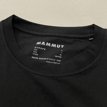 【中古品】【メンズ】 MAMMUT マムート QD LOGO PRINT L/S TEE 1016-01030 キューディ ロゴ プリント ロングスリーブ Tシャツ 長袖 トップス 144-260714-sa-04-tei サイズ：XL カラー：ブラック 万代Net店