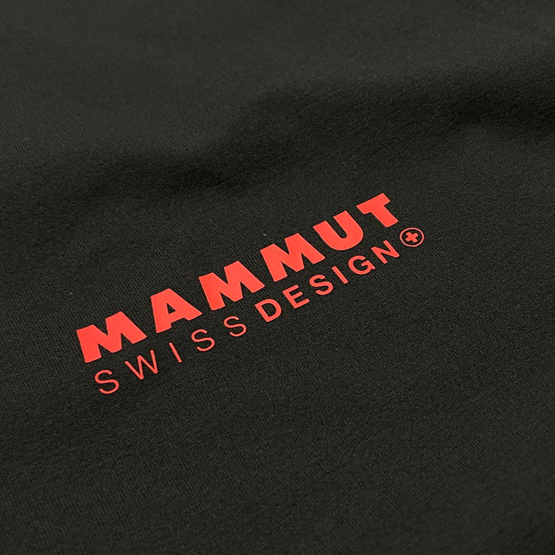 【中古品】【メンズ】 MAMMUT マムート QD LOGO PRINT L/S TEE 1016-01030 キューディ ロゴ プリント ロングスリーブ Tシャツ 長袖 トップス 144-260714-sa-04-tei サイズ：XL カラー：ブラック 万代Net店