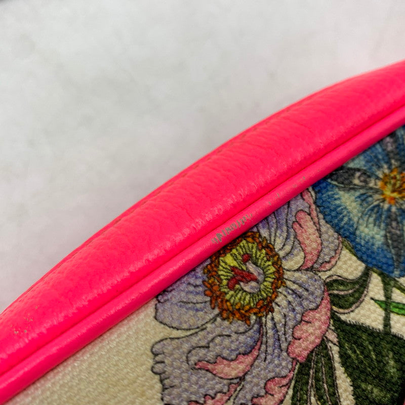 【現状渡し品】【レディース】 GUCCI グッチ 550147-493492 フローラ ショルダーバック キャンバスレザー カバン クロスボディ フラワーデザイン 180-260615-ko-04-tei カラー：マルチ 万代Net店