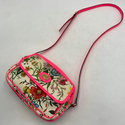 【現状渡し品】【レディース】 GUCCI グッチ 550147-493492 フローラ ショルダーバック キャンバスレザー カバン クロスボディ フラワーデザイン 180-260615-ko-04-tei カラー：マルチ 万代Net店