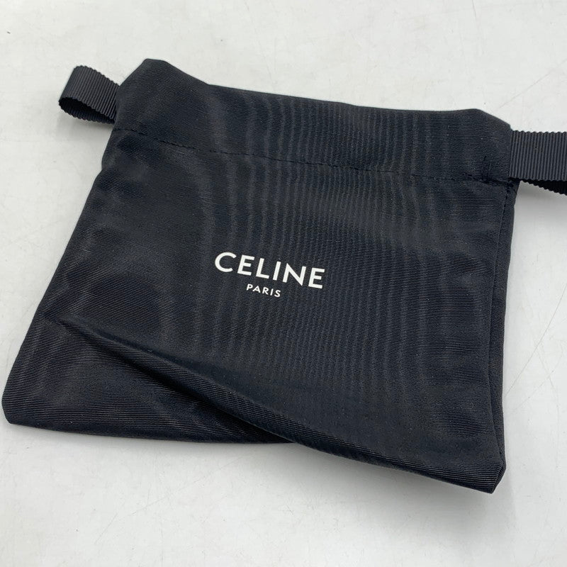【中古品】【メンズ/レディース】 CELINE セリーヌ トリオンフ キーリング付き コインケース 財布 カードケース 182-260615-ko-02-tei カラー：ブラウン系 万代Net店