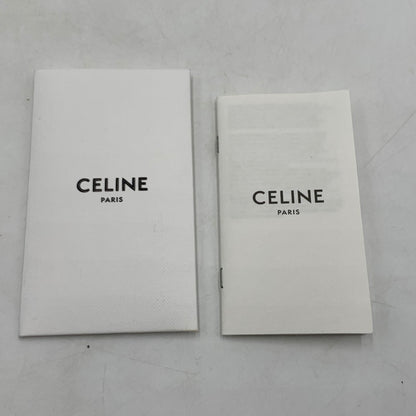 【中古品】【メンズ/レディース】 CELINE セリーヌ トリオンフ キーリング付き コインケース 財布 カードケース 182-260615-ko-02-tei カラー：ブラウン系 万代Net店