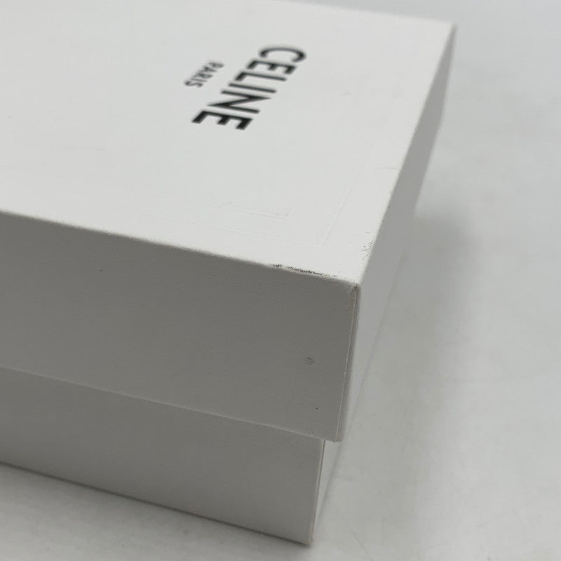 【中古品】【メンズ/レディース】 CELINE セリーヌ トリオンフ キーリング付き コインケース 財布 カードケース 182-260615-ko-02-tei カラー：ブラウン系 万代Net店