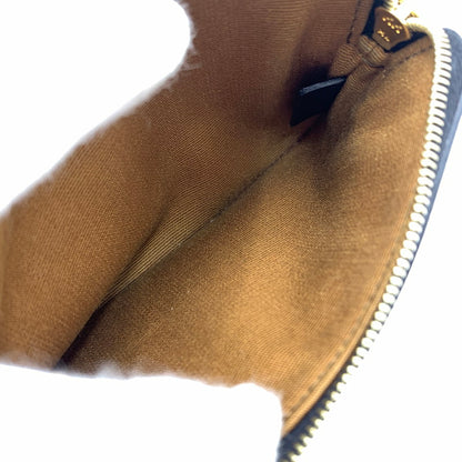 【中古品】【メンズ/レディース】 CELINE セリーヌ トリオンフ キーリング付き コインケース 財布 カードケース 182-260615-ko-02-tei カラー：ブラウン系 万代Net店