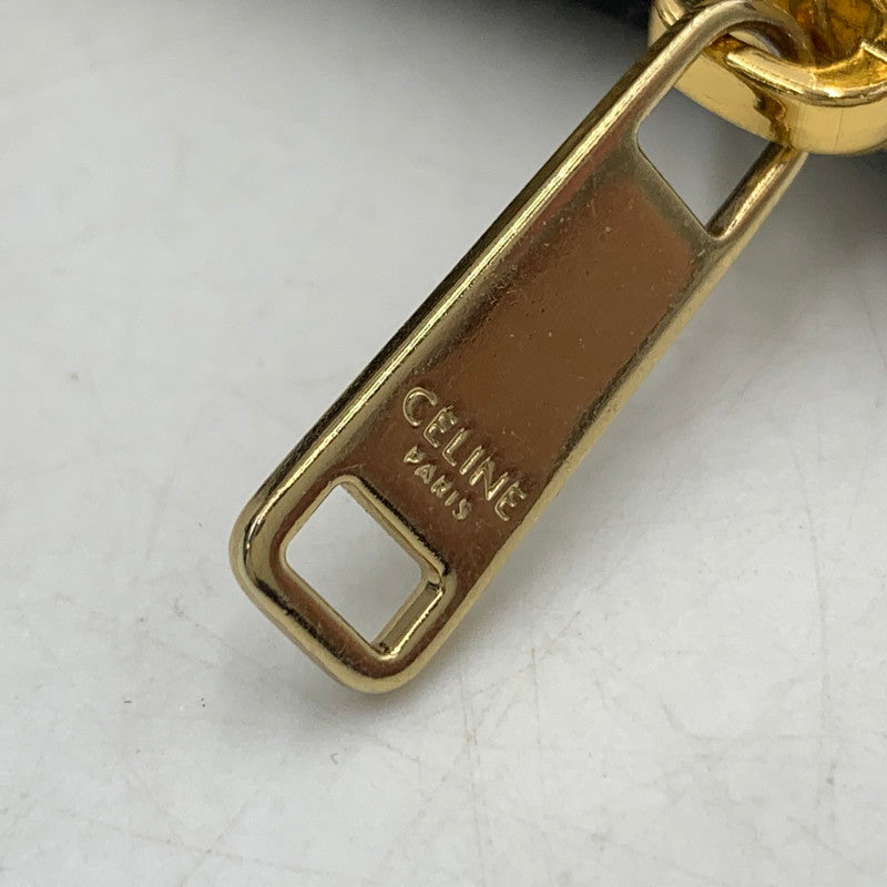 【中古品】【メンズ/レディース】 CELINE セリーヌ トリオンフ キーリング付き コインケース 財布 カードケース 182-260615-ko-02-tei カラー：ブラウン系 万代Net店