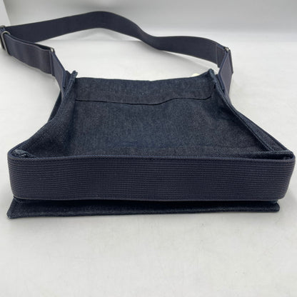 【中古品】【メンズ】 HUNTING WORLD ハンティングワールド DENIM SHOULDER BAG デニム ショルダーバッグ カバン 188-260809-nm-53-tei カラー：ネイビー 万代Net店