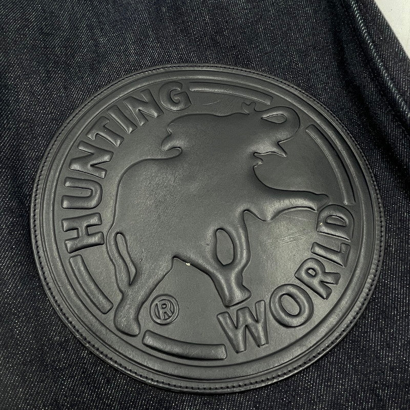 【中古品】【メンズ】 HUNTING WORLD ハンティングワールド DENIM SHOULDER BAG デニム ショルダーバッグ カバン 188-260809-nm-53-tei カラー：ネイビー 万代Net店