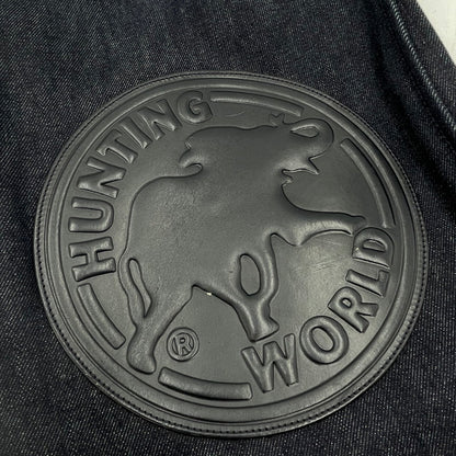 【中古品】【メンズ】 HUNTING WORLD ハンティングワールド DENIM SHOULDER BAG デニム ショルダーバッグ カバン 188-260809-nm-53-tei カラー：ネイビー 万代Net店