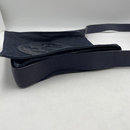 【中古品】【メンズ】 HUNTING WORLD ハンティングワールド DENIM SHOULDER BAG デニム ショルダーバッグ カバン 188-260809-nm-53-tei カラー：ネイビー 万代Net店