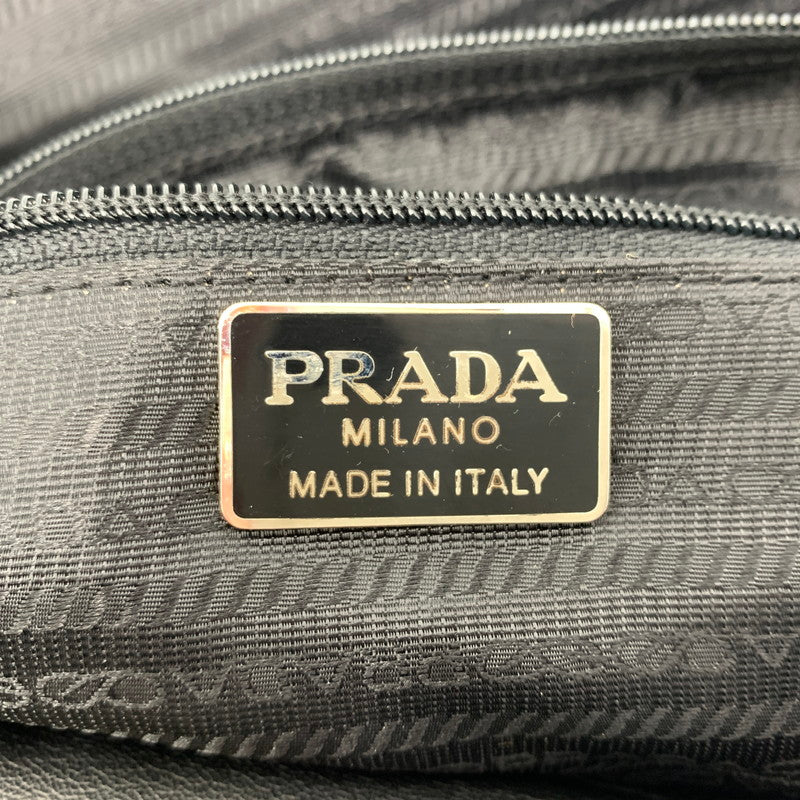 【現状渡し品】【メンズ】 PRADA プラダ MESSENGER LEATHER BAG メッセンジャー レザー バッグ カバン ショルダーバッグ 180-260615-ko-03-tei カラー：ブラック 万代Net店