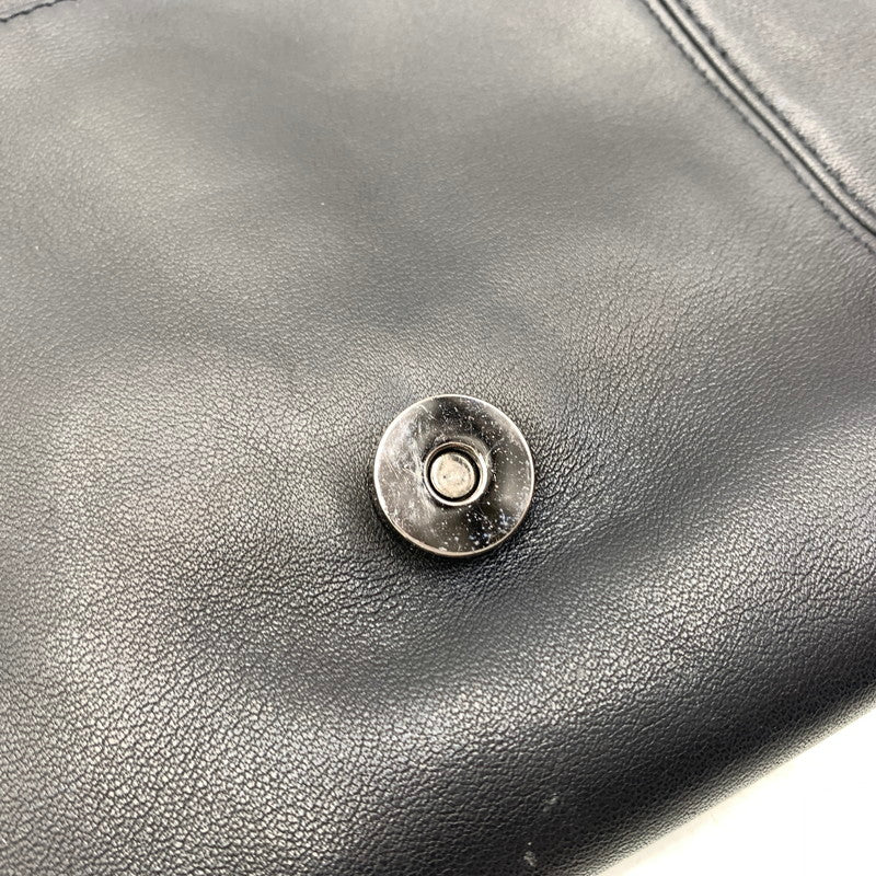 【現状渡し品】【メンズ】 PRADA プラダ MESSENGER LEATHER BAG メッセンジャー レザー バッグ カバン ショルダーバッグ 180-260615-ko-03-tei カラー：ブラック 万代Net店