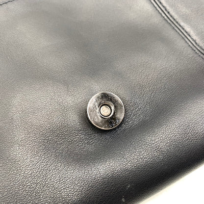 【現状渡し品】【メンズ】 PRADA プラダ MESSENGER LEATHER BAG メッセンジャー レザー バッグ カバン ショルダーバッグ 180-260615-ko-03-tei カラー：ブラック 万代Net店