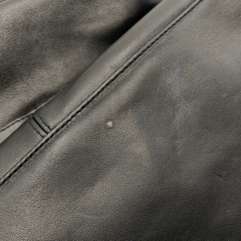 【現状渡し品】【メンズ】 PRADA プラダ MESSENGER LEATHER BAG メッセンジャー レザー バッグ カバン ショルダーバッグ 180-260615-ko-03-tei カラー：ブラック 万代Net店