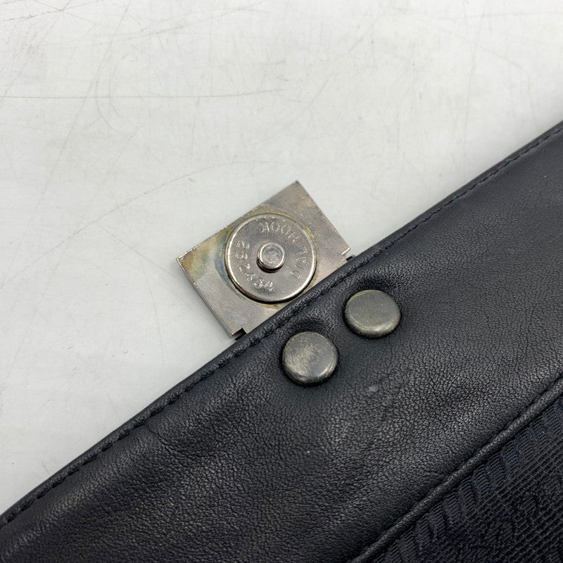 【現状渡し品】【メンズ】 PRADA プラダ MESSENGER LEATHER BAG メッセンジャー レザー バッグ カバン ショルダーバッグ 180-260615-ko-03-tei カラー：ブラック 万代Net店