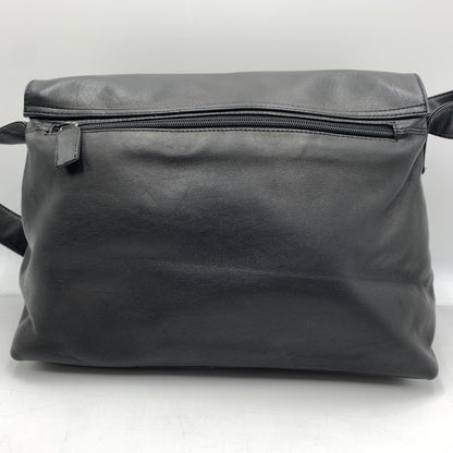 【現状渡し品】【メンズ】 PRADA プラダ MESSENGER LEATHER BAG メッセンジャー レザー バッグ カバン ショルダーバッグ 180-260615-ko-03-tei カラー：ブラック 万代Net店