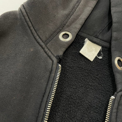 【中古品】【メンズ】 ED HARDY エドハーディー ZIP UP HOODIE 014-017555 ジップアップ フーディ 長袖 トップス パーカー 145-260616-yo-04-tei サイズ：不明 カラー：ブラック 万代Net店