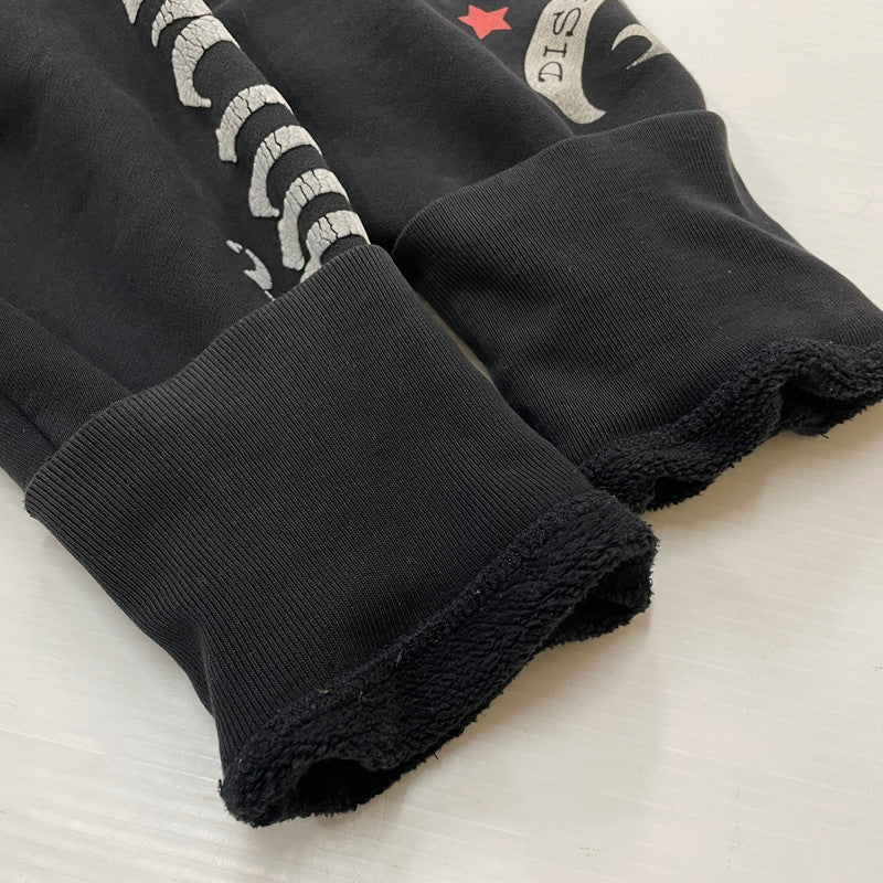 【中古品】【メンズ】 ED HARDY エドハーディー ZIP UP HOODIE 014-017555 ジップアップ フーディ 長袖 トップス パーカー 145-260616-yo-04-tei サイズ：不明 カラー：ブラック 万代Net店