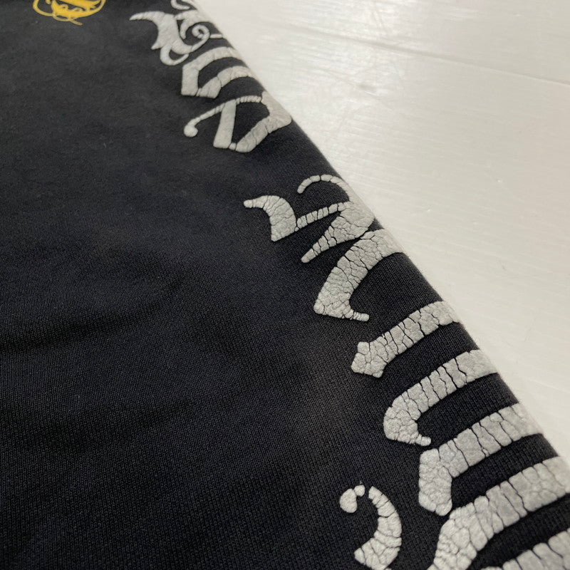 【中古品】【メンズ】 ED HARDY エドハーディー ZIP UP HOODIE 014-017555 ジップアップ フーディ 長袖 トップス パーカー 145-260616-yo-04-tei サイズ：不明 カラー：ブラック 万代Net店
