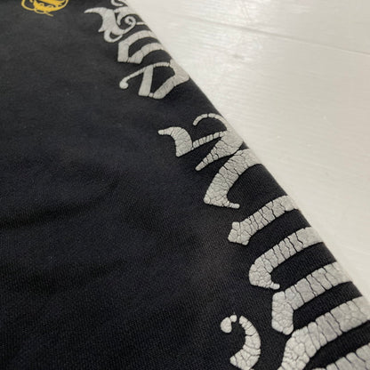 【中古品】【メンズ】 ED HARDY エドハーディー ZIP UP HOODIE 014-017555 ジップアップ フーディ 長袖 トップス パーカー 145-260616-yo-04-tei サイズ：不明 カラー：ブラック 万代Net店