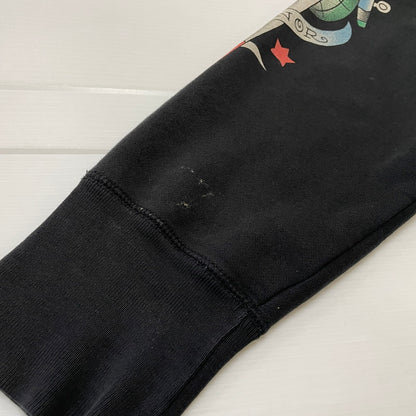 【中古品】【メンズ】 ED HARDY エドハーディー ZIP UP HOODIE 014-017555 ジップアップ フーディ 長袖 トップス パーカー 145-260616-yo-04-tei サイズ：不明 カラー：ブラック 万代Net店