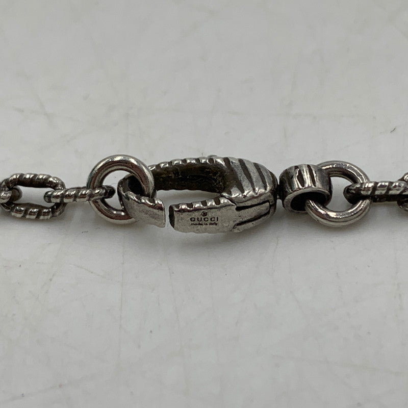 【中古品】【メンズ/レディース】 GUCCI グッチ インターロッキングG ネックレス アラベスク アクセサリー ペンダント Ag925 182-260615-ko-01-tei カラー：シルバー 万代Net店