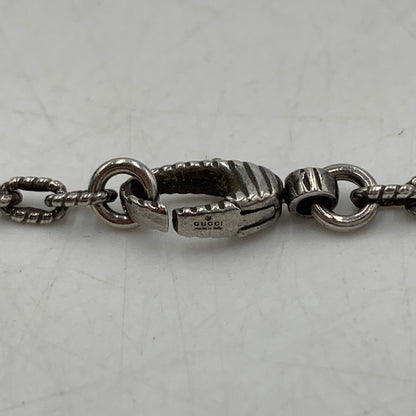 【中古品】【メンズ/レディース】 GUCCI グッチ インターロッキングG ネックレス アラベスク アクセサリー ペンダント Ag925 182-260615-ko-01-tei カラー：シルバー 万代Net店