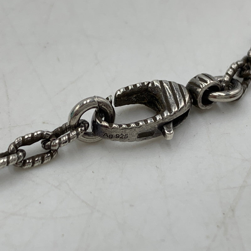 【中古品】【メンズ/レディース】 GUCCI グッチ インターロッキングG ネックレス アラベスク アクセサリー ペンダント Ag925 182-260615-ko-01-tei カラー：シルバー 万代Net店