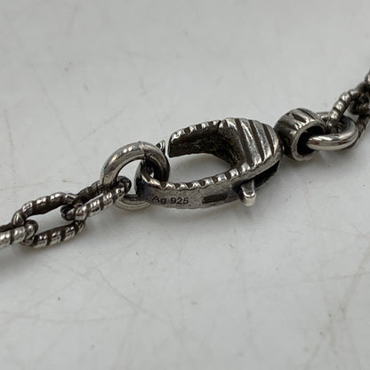 【中古品】【メンズ/レディース】 GUCCI グッチ インターロッキングG ネックレス アラベスク アクセサリー ペンダント Ag925 182-260615-ko-01-tei カラー：シルバー 万代Net店