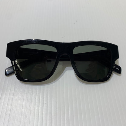 【中古品】【メンズ】 Saint Laurent サンローラン SUNGLASSES SL.142-001 サングラス アイウェア 黒縁フレーム 203-260622-ko-19-tei サイズ：51□19-140 カラー：ブラック 万代Net店