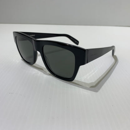 【中古品】【メンズ】 Saint Laurent サンローラン SUNGLASSES SL.142-001 サングラス アイウェア 黒縁フレーム 203-260622-ko-19-tei サイズ：51□19-140 カラー：ブラック 万代Net店