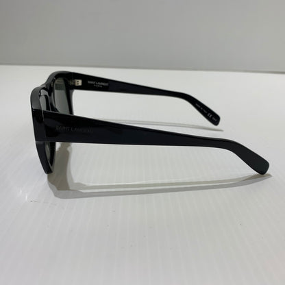 【中古品】【メンズ】 Saint Laurent サンローラン SUNGLASSES SL.142-001 サングラス アイウェア 黒縁フレーム 203-260622-ko-19-tei サイズ：51□19-140 カラー：ブラック 万代Net店